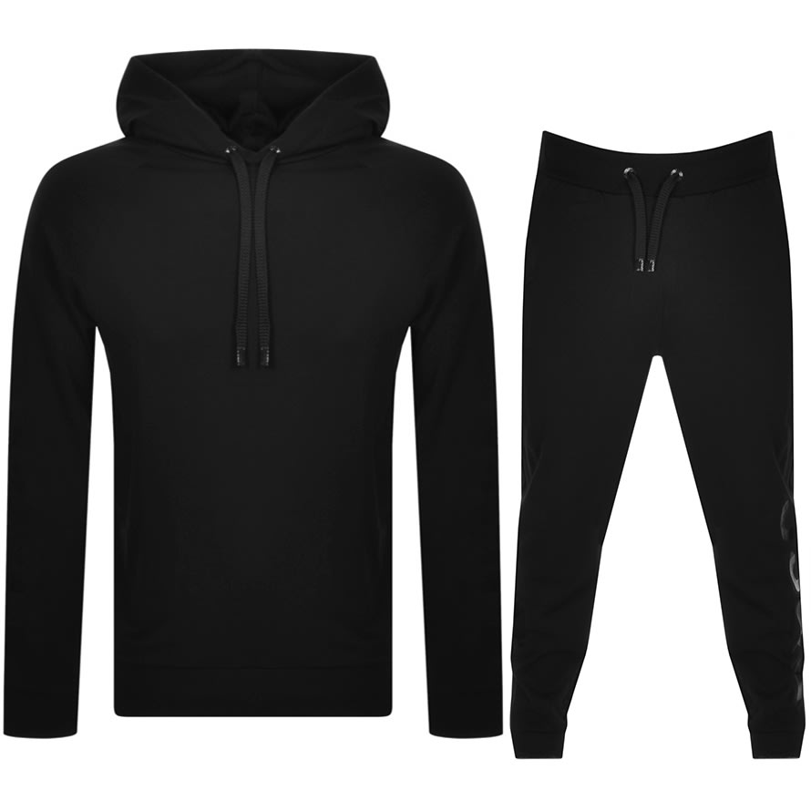 Alternative Image for ProductBOSS Bodywear Loungewear Logo Tracksuit Black1